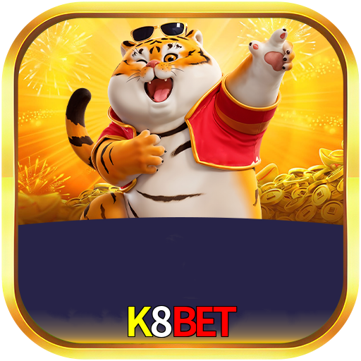 Imagem promocional da K8BET mostrando a plataforma e suas vantagens